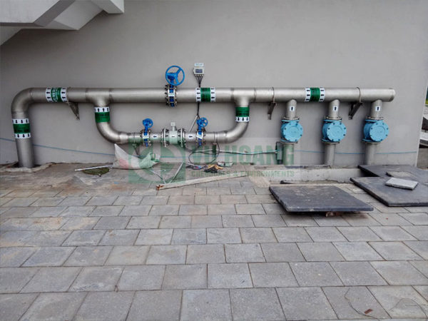 Hình ảnh thực tế hệ thống xử lý nước thải sinh hoạt tại Ecopark GĐ2